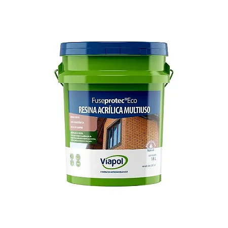 Resina Acrilica Fuseprotec Eco 18L Brilhante Viapol