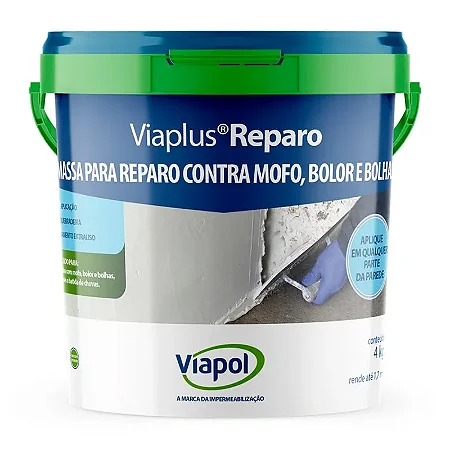 Viaplus Reparo Impermeabilizante 4Kg Viapol