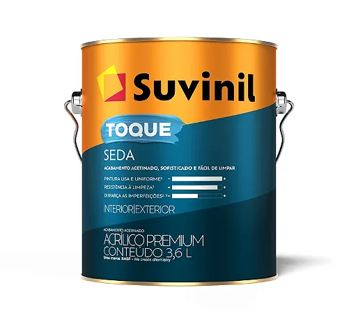 Tinta Acrilica Toque Seda 3.6L Branco Neve Suvinil