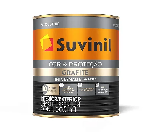 Esmalte Cor & Proteção Grafite Cinza Claro 0.9L Suvinil