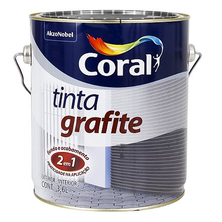 Tinta Grafite 3.6L Cinza Escuro Coral
