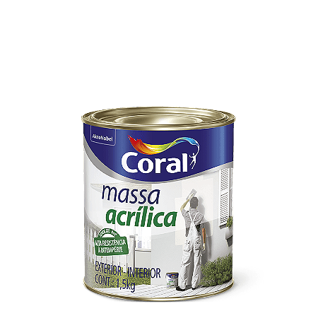 Massa Acrilica 0.9L Coral