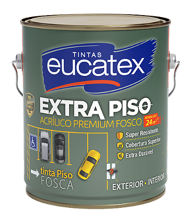 Tinta Piso 3.6L Extra Vermelho Segurança Eucatex