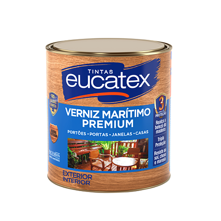 Verniz Brilhante 0.9L Maritimo Eucatex