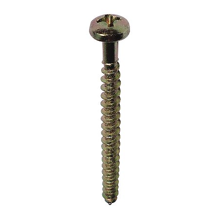 Parafuso Aglomerado 4.0X50 Panela Bicromatizado 10Pcs Pap12 Phillips Fixtil