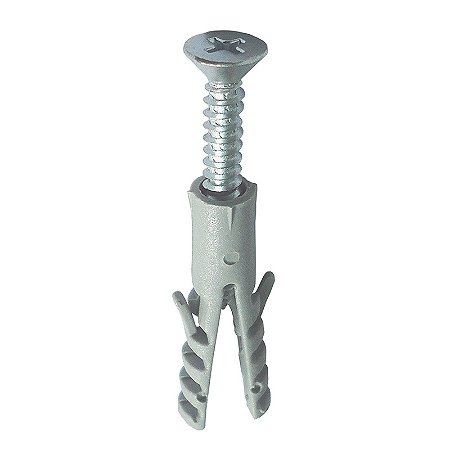Parafuso Atarraxante 6.3X50 Chata Com Bucha 10mm 20Pcs Pcb/35 Fixtil