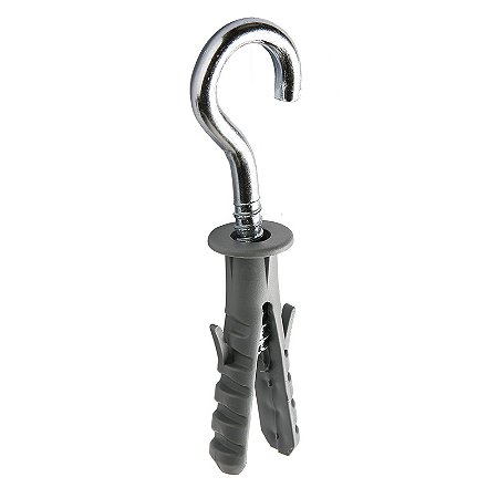 Gancho 4.9X70 Com Bucha 10mm 2Pcs Gab10 Peg&Fixe