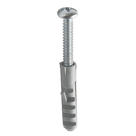 Parafuso Madeira 3.9X32 Panela Com Bucha 6mm 30Pcs Ppb/32 Peg&Fixe