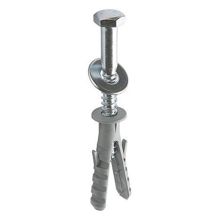 Parafuso Sextavado 1/4X60 Com Bucha E Arruela 8mm 2Pcs Spsb13 Peg&Fixe