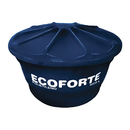 Caixa Dagua Poliuretano 1000L Com Tampa Ecoforte