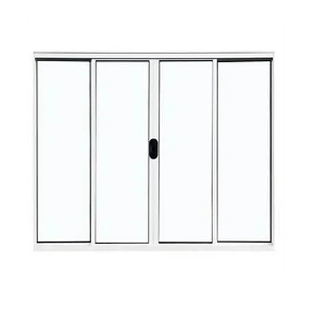 Janela Aluminio 4 Folhas 100X120 Economica Branco Janellot