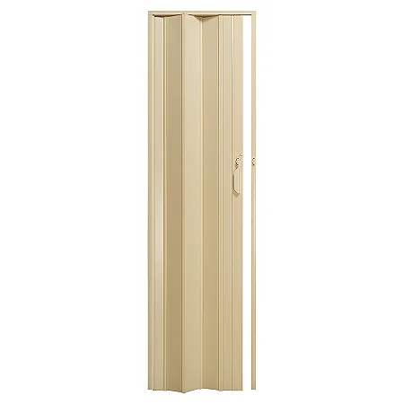 Porta Sanfonada Pvc 80 cm Bege Plastilit