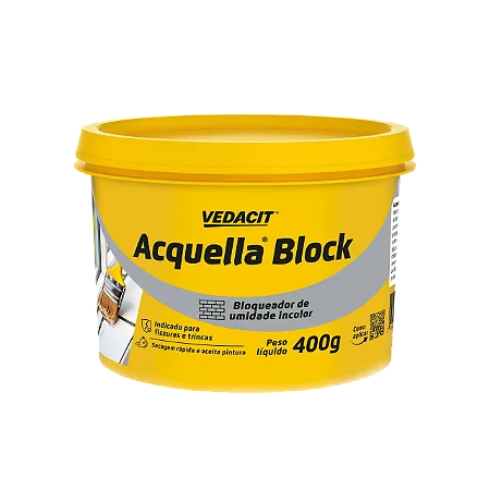 Acquella Block Impermeabilizante Incolor 400g Vedacit