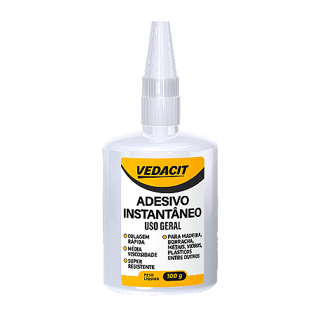 Adesivo Instantaneo Incolor 100g Vedacit