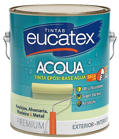 TINTA EPOXI SEMIBRILHO BRANCO 3,6L ACQUA EUCATEX