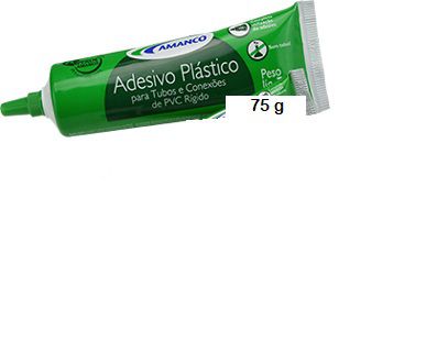 ADESIVO PLASTICO P/ PVC 75G INCOLOR BISNAGA AMANCO