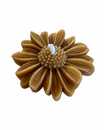 Vela artesanal com cera de abelha