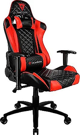 Cadeira Gamer Profissional TGC12 Preta/Vermelha THUNDERX3 - BestMicro