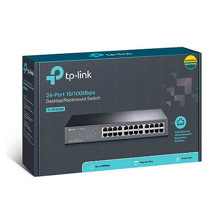 SWITCH TP-LINK TL-SF1024 24 PORTAS 10/100Mbps