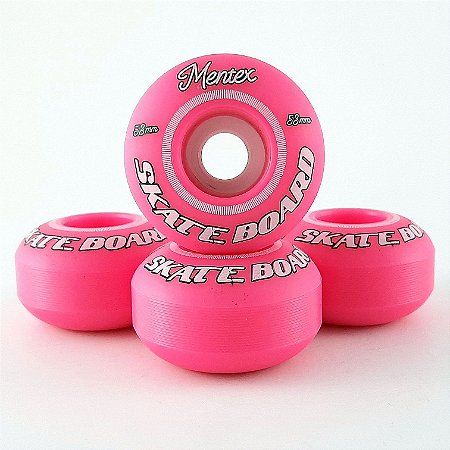 Roda Mentex Pink Iniciante 53mm