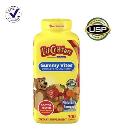 Lil Critters Multivitamínico Infantil 300 Gomas