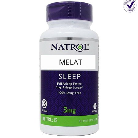 Melatonina 3 Mg Natrol 100 Cápsulas