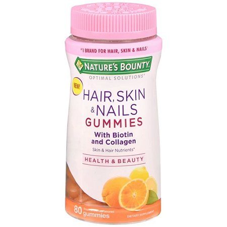 Nature's Bounty Hair Skin e Nails Tropical 80 Gummies