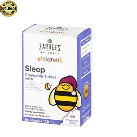 Zarbees Naturals Children's 30 Tablets Sabor Uva