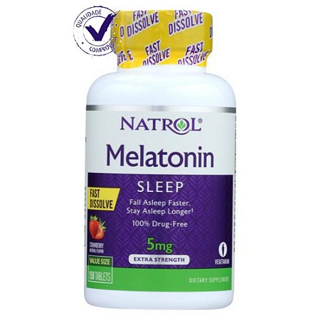 Natrol Melatonina 5 mg 150 tab Fast Dissolve