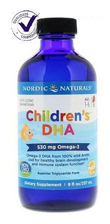 Dha Nordic Naturals 237ml Children Ômega 3 Infantil