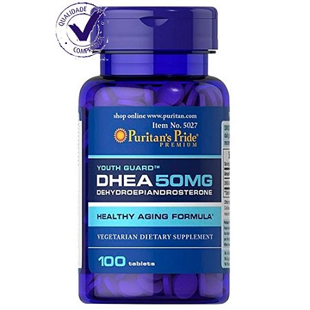Dhea Vitamina 50mg Com 100 Capsulas