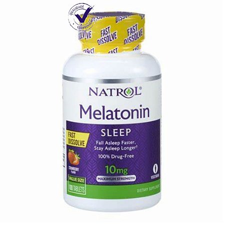 Natrol Melatonina 10 mg - 100 Tabletes