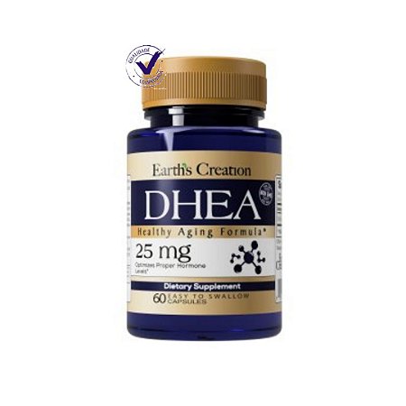 DHEA EARTHS CREATION 25 MG 60 CÁPSULAS
