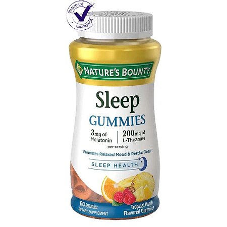 Nature's Bounty 3MG MELATONIN TROPICAL PUNCH 60 GUMMIES