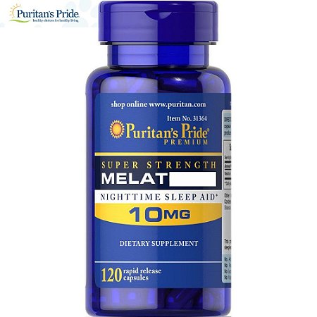 Melatonina Sleep 10 Mg Puritan´s Pride 120 Cápsulas