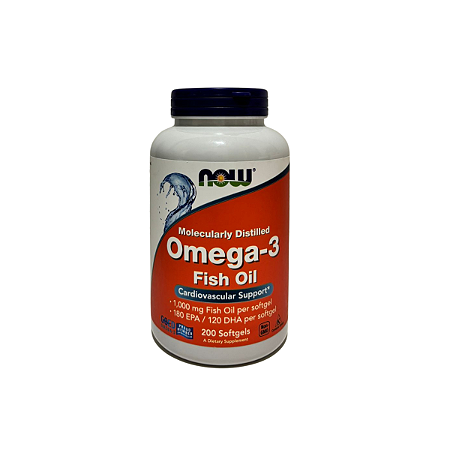 Ômega-3 200 Softgels 1000mg Now EPA DHA