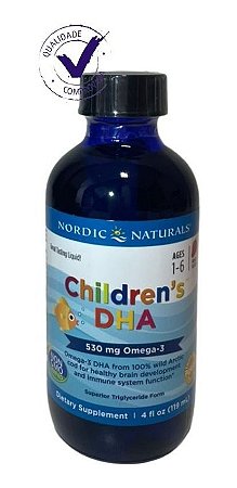 Ômega 3 Infantil Dha 530Mg Nordic Naturals 119 ml