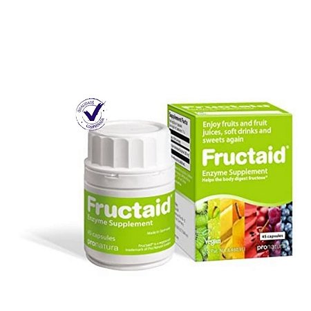 Fructaid Para Má Absorção De Frutose 45 Cápsulas