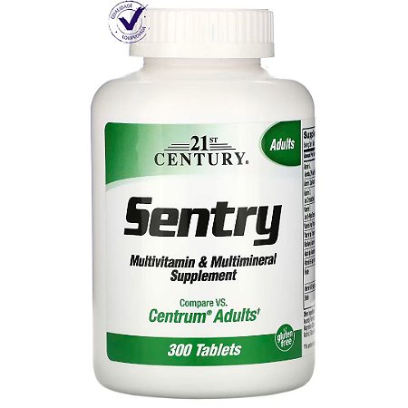 Multivitamínico Sentry 300 Tabletes Century Importado