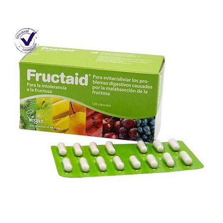 Fructaid Para Má Absorção De Frutose 30 Cápsulas