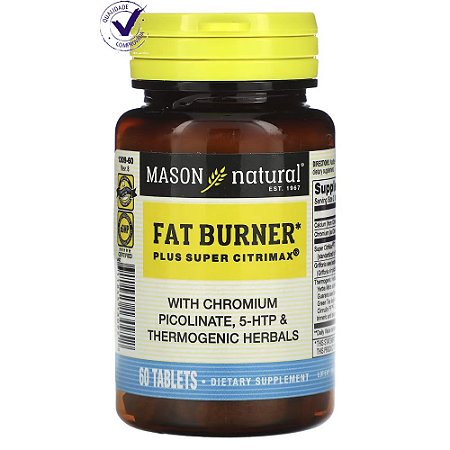 Queimador de gordura Plus Super Citrimax Mason Natural