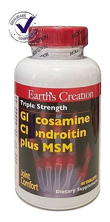 Glicosamina Condroitina E Msm 60 Caps Earths Creation