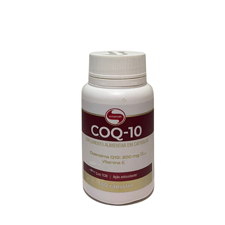 Coenzima Q10 Coq10 60 Cps Vitafor (200mg Porção)