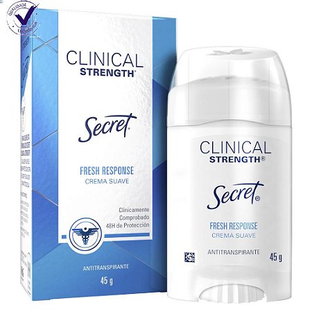 Desodorante Secret Clinical Strength Fresh Response 45G