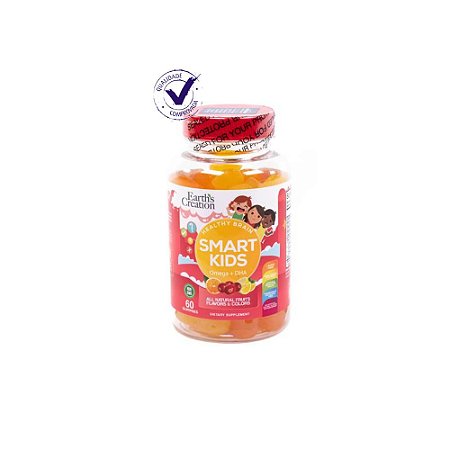Ômega 3 Kids Gummies Earths Creation - 60 Gomas