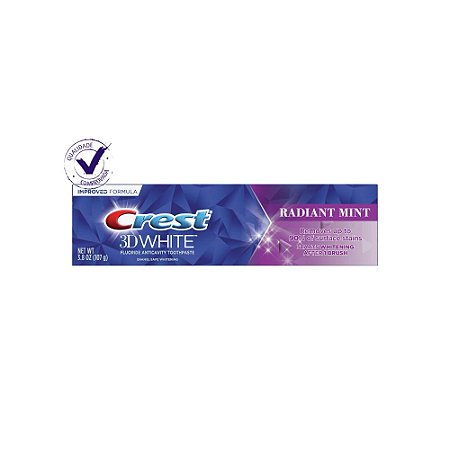 Pasta De Dente Crest, 3D White Radiant Mint 107 G (3,8 Oz)