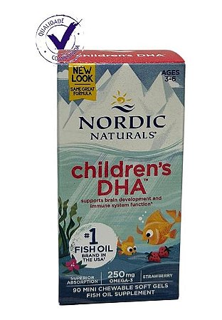 Omega 3 Dha Infantil Nordic Naturals 250 Mg 90 minisoftgel