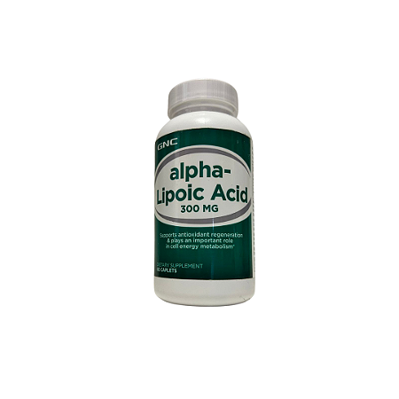 Ácido Alfa-Lipóico 300mg (ALA) - GNC - 60 cápsulas