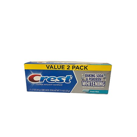 Crest Creme Dental Baking Soda&peroxide Whitening 2x 161g