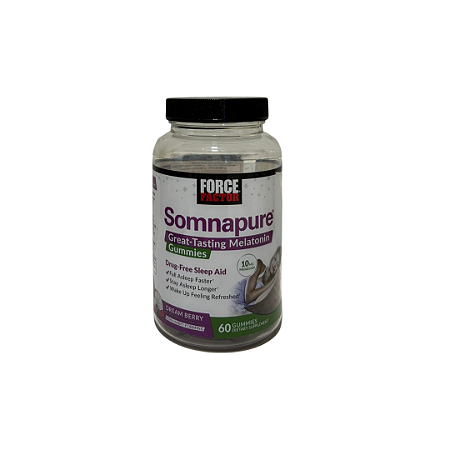 Melatonina Somnapure 10mg, 60 Gomas, Force Factor
